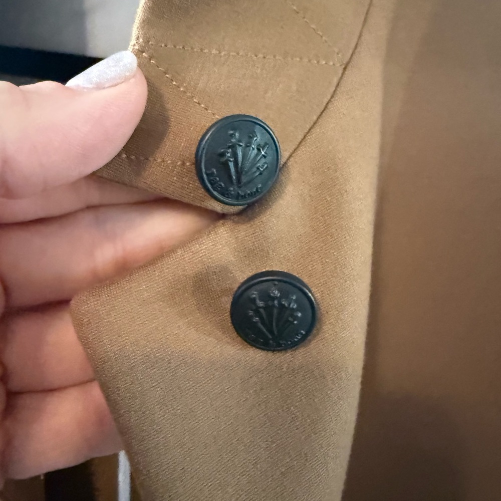 rag & bone Camel Stand-Collar Button Blazer NWT - image 9